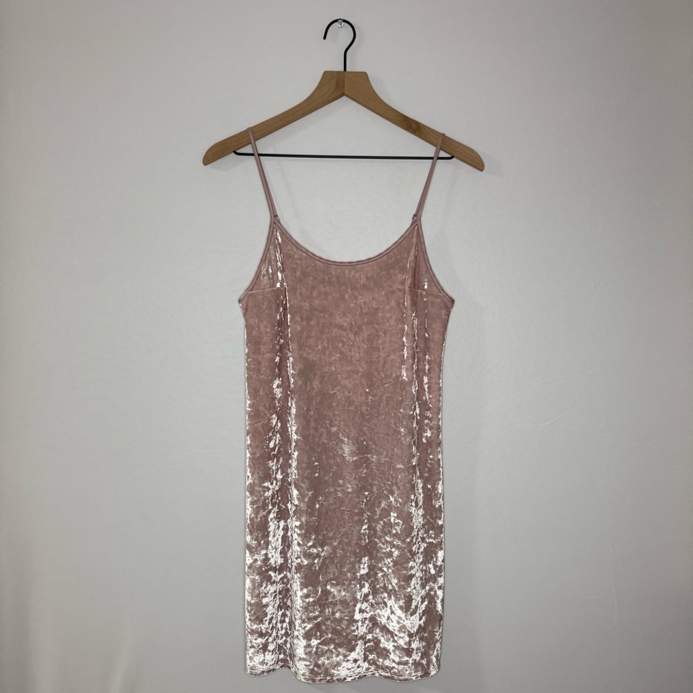 Fairy‎ Pink Velvet Victoria's Secret Slip Dress Lingere Mini Night Gown
